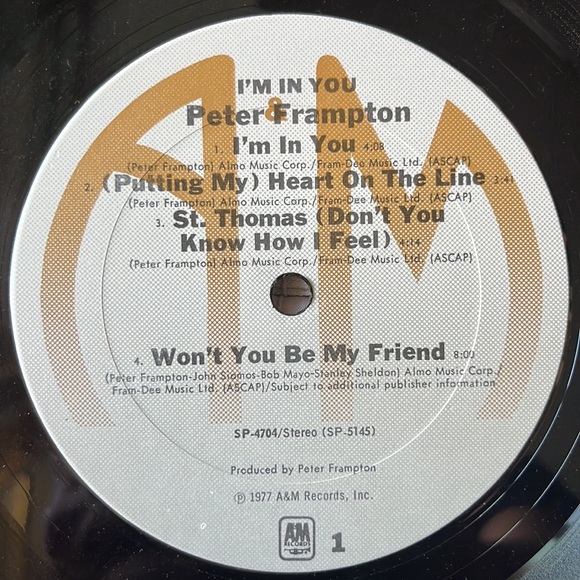 Peter Frampton - “I’m In You” Vinyl LP - Picture 4 of 5